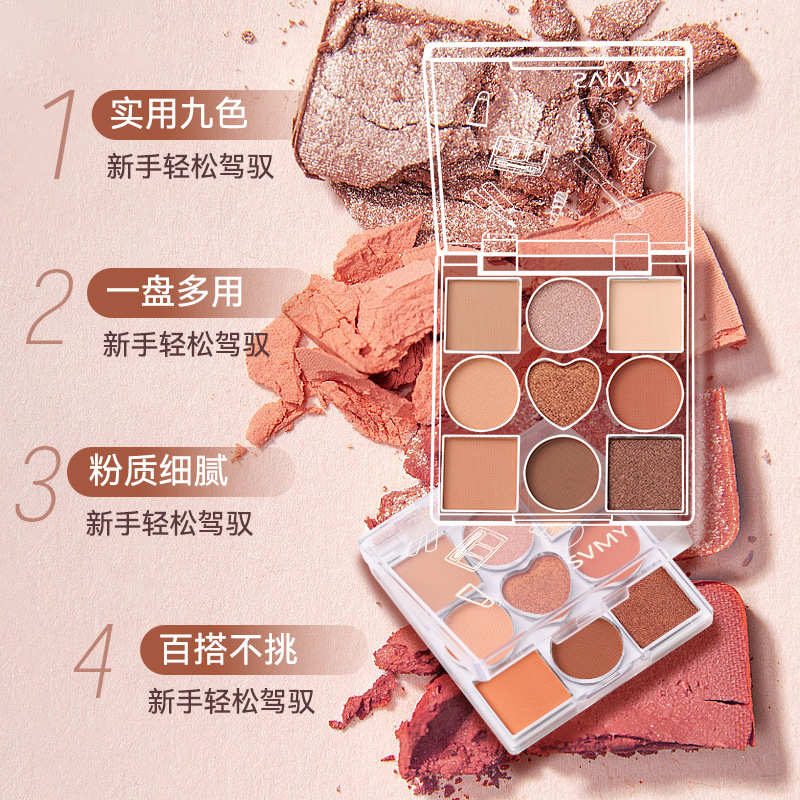Phấn Mắt 9 Màu SVMY NO.5180 - 5180-#2 thùng 288