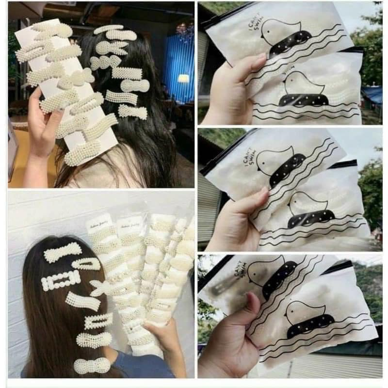 Set 20 Kẹp Tóc Ngọc Trai
