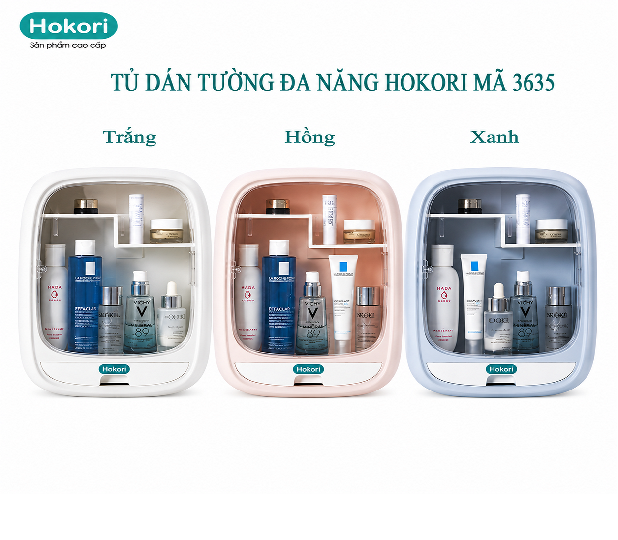 Tủ Dán Tường Đa Năng Hokori 3635