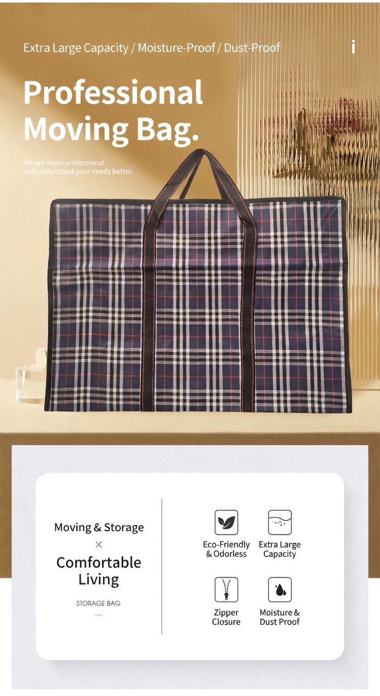 Túi Đựng Đồ Vải Bạt Có Quai Xách Chống Nước Loại Nhỏ KT 40x30x16