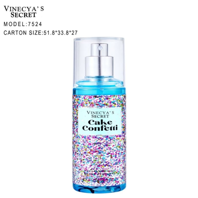 Xịt Body BBW/VICTORIA/VINECYA 75ml Hương Thơm 5 Sao - NO.7524 CAKE CONFETI