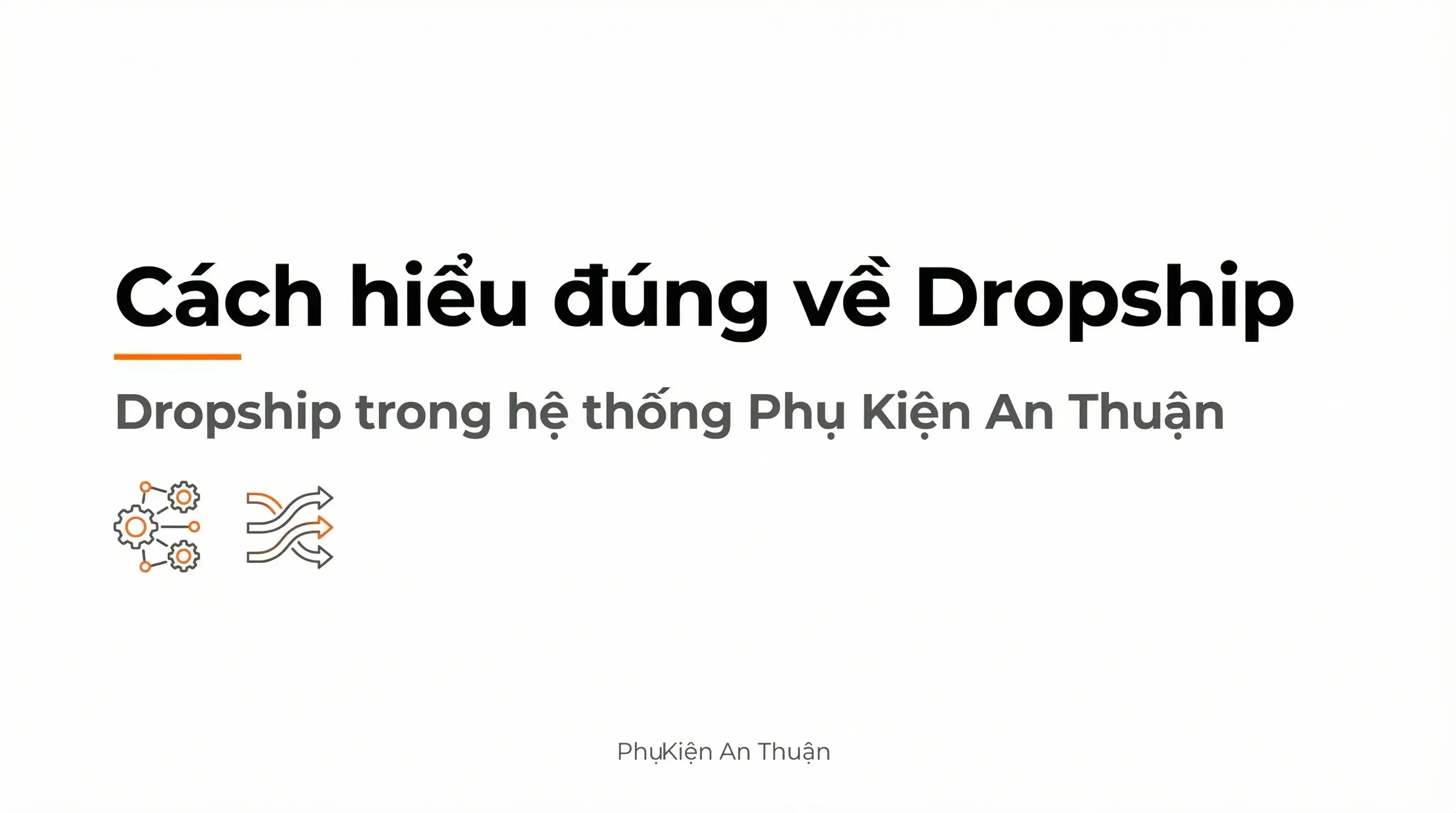 Cách hiểu đúng về Dropship trong hệ thống Phụ Kiện An Thuận