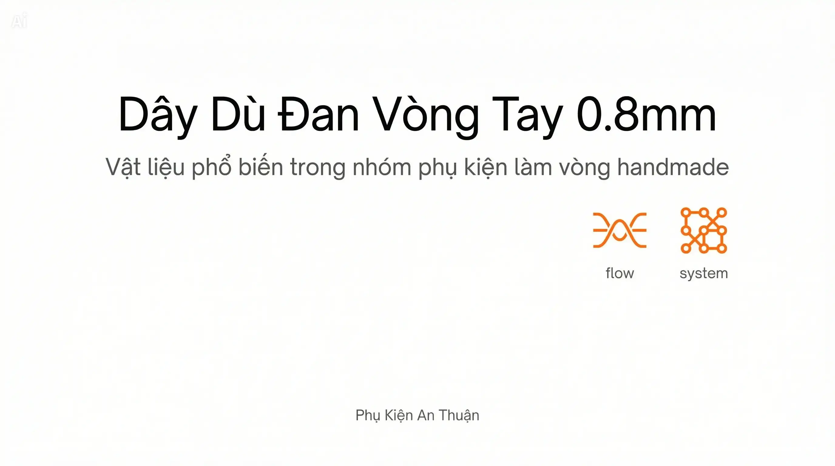 Dây dù đan vòng tay 0.8mm dùng trong phụ kiện handmade