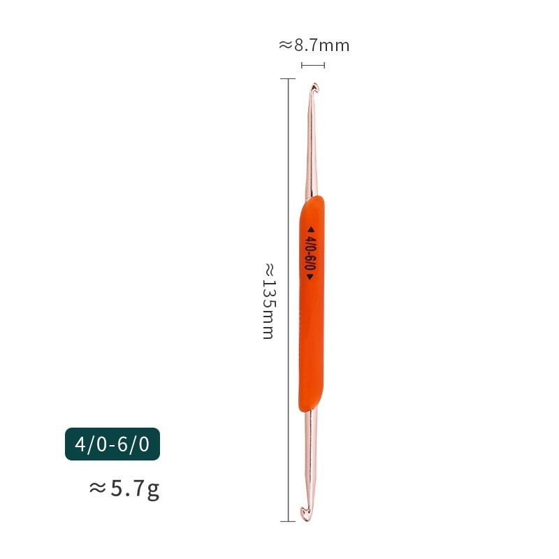 Kim Móc 2 Đầu Cán Nhựa Đủ Size