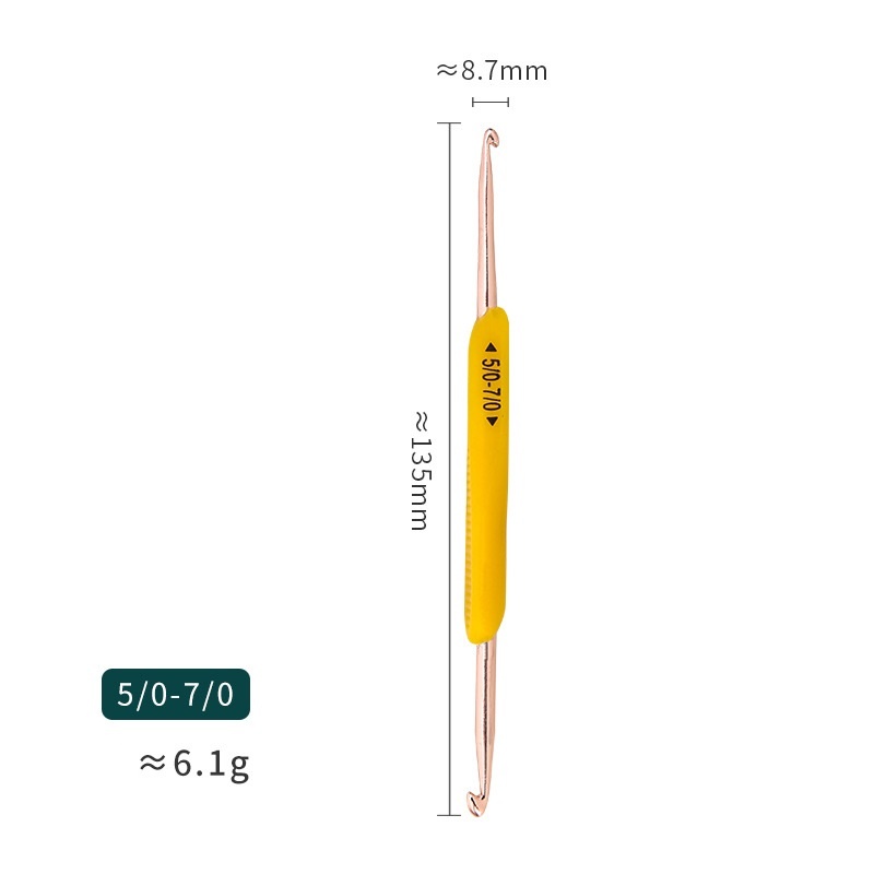 Kim Móc 2 Đầu Cán Nhựa Đủ Size
