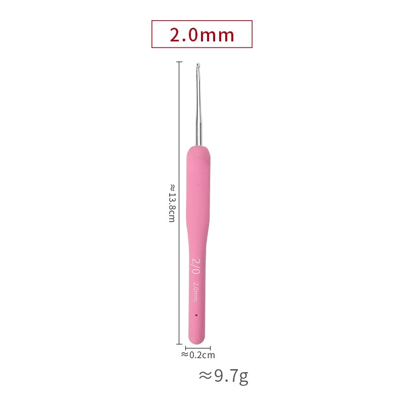 Kim Móc Len Cán Dẻo Màu Hồng 2.0mm-6.0mm