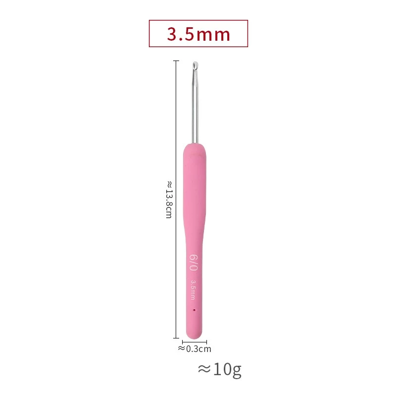 Kim Móc Len Cán Dẻo Màu Hồng 2.0mm-6.0mm