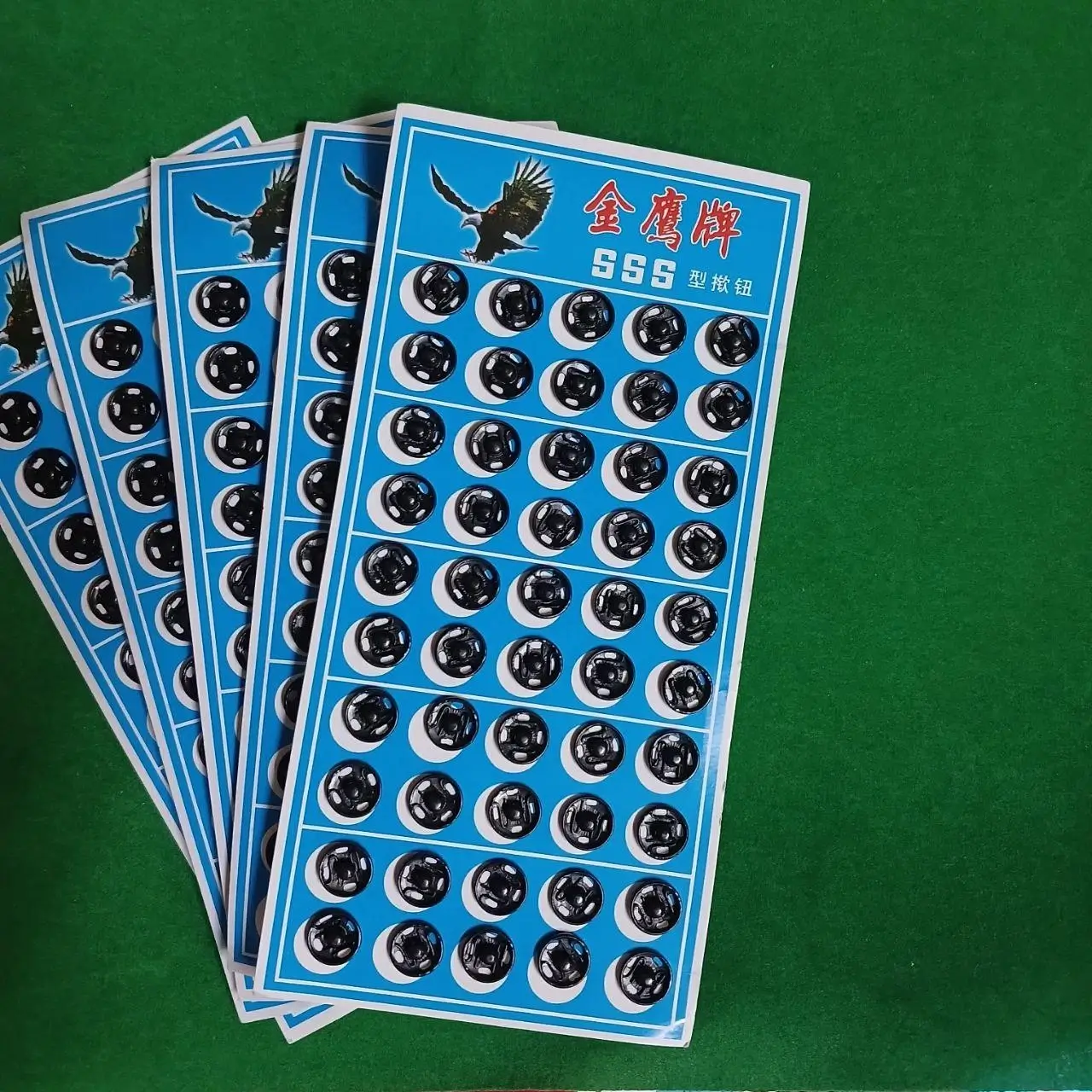 Bộ vỉ 50 nút bấm khuy bấm Golden Eagle – Bấm tay, không cần kìm