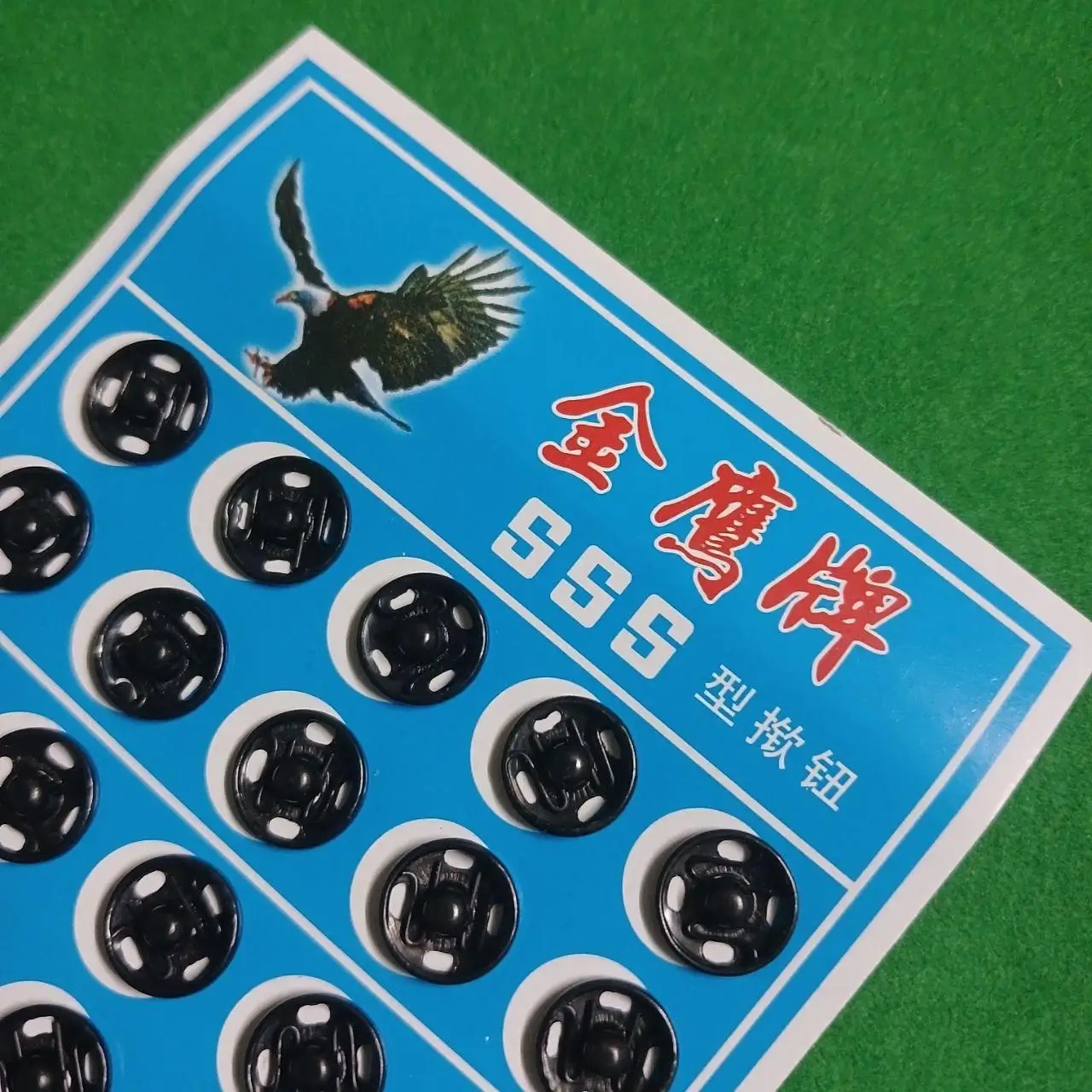 Bộ vỉ 50 nút bấm khuy bấm Golden Eagle – Bấm tay, không cần kìm