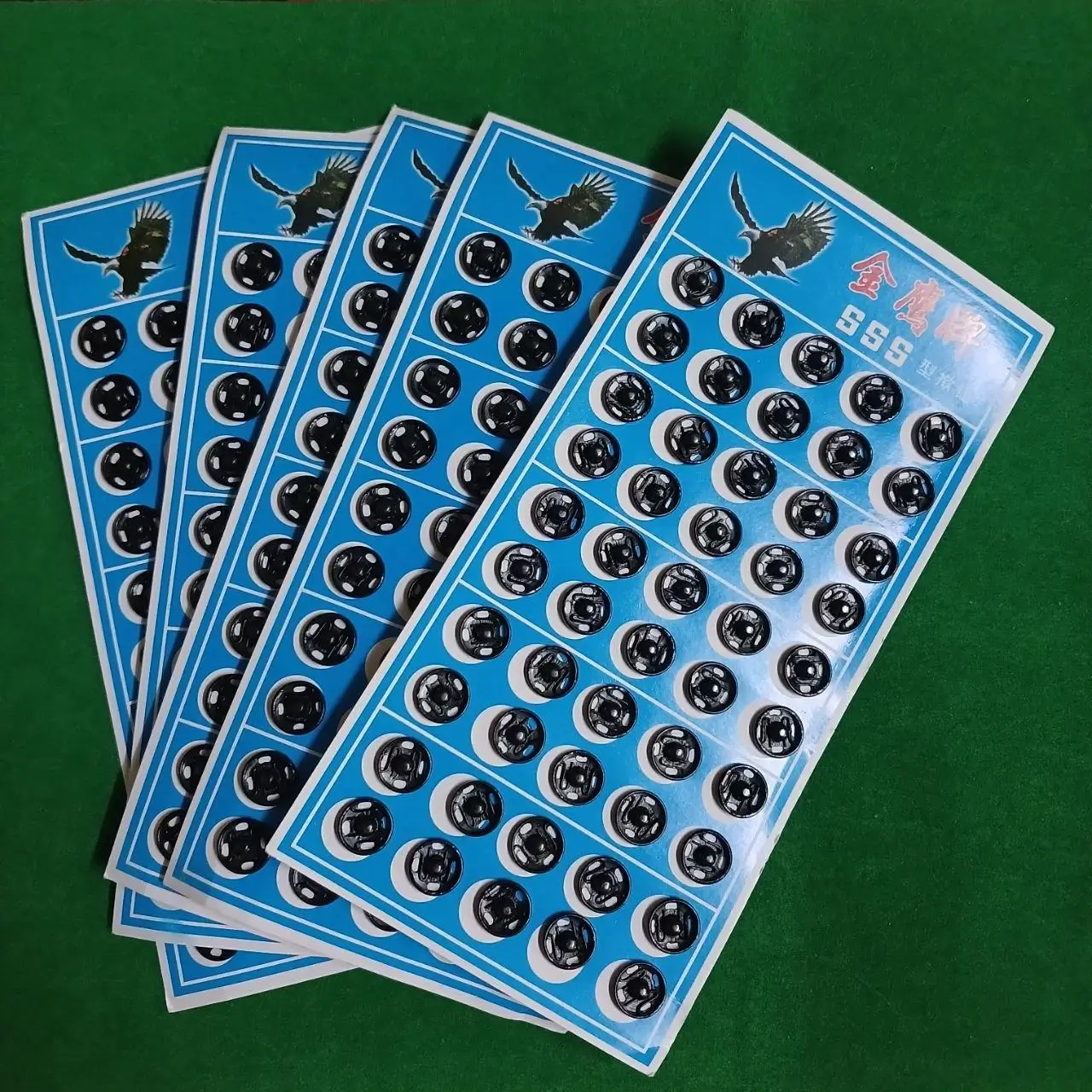 Bộ vỉ 50 nút bấm khuy bấm Golden Eagle – Bấm tay, không cần kìm