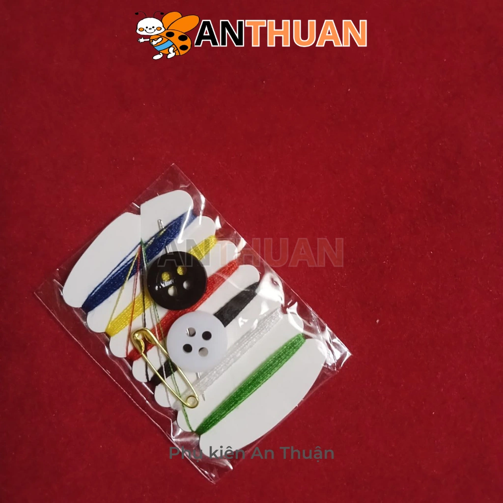 Bộ kim chỉ mini nhiều màu, bộ kim chỉ cá nhân mang đi du lịch.