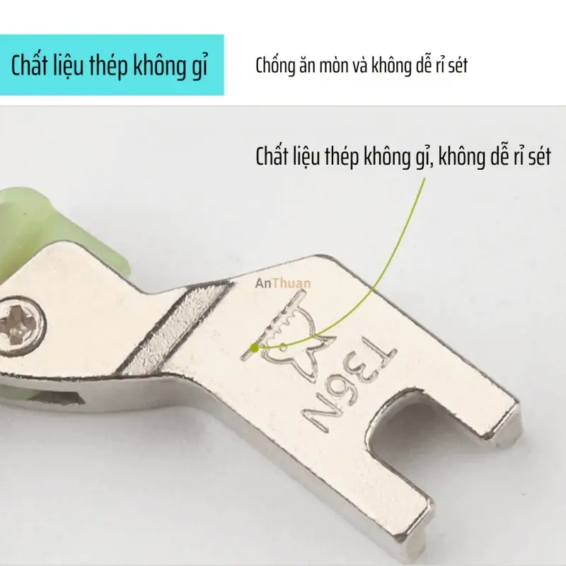 Chân vịt 1 giò nhựa T36N T36LN may dây kéo, may chi tiết máy may 1 kim công nghiệp