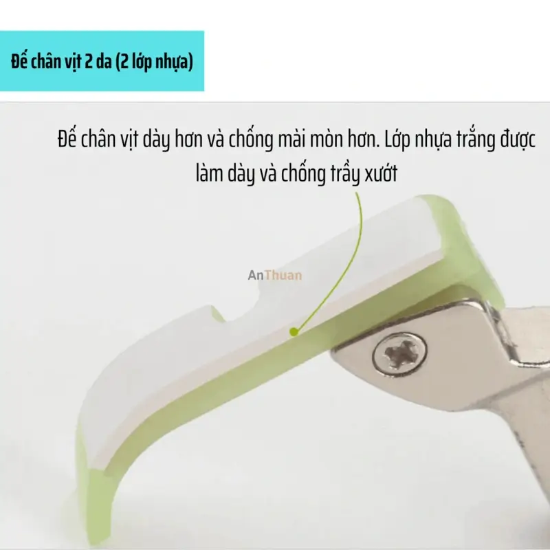 Chân vịt 1 giò nhựa T36N T36LN may dây kéo, may chi tiết máy may 1 kim công nghiệp