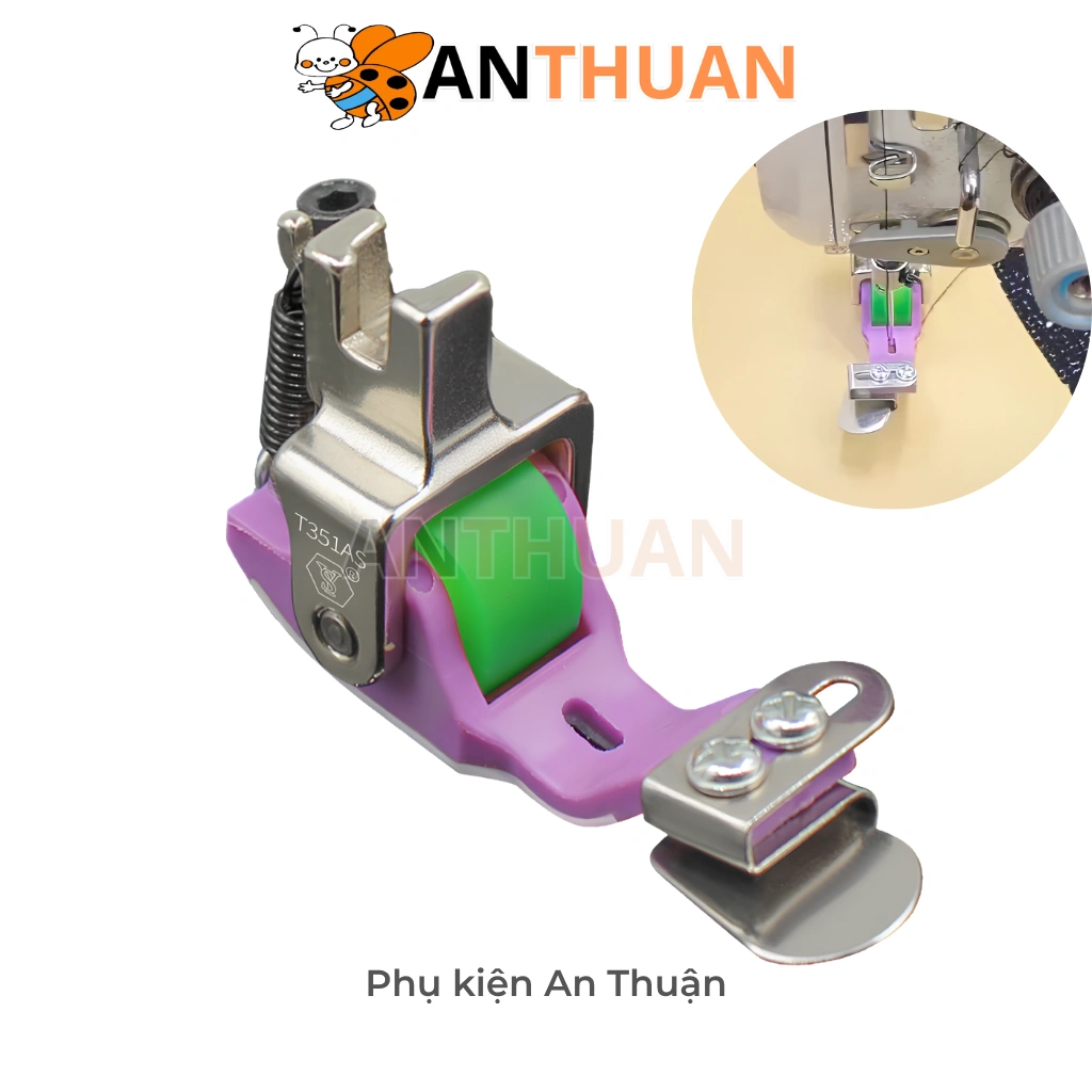 Chân Vịt Bẻ Lai Gấp Mí Bánh Xe Nhựa – Phụ Kiện Máy May Công Nghiệp