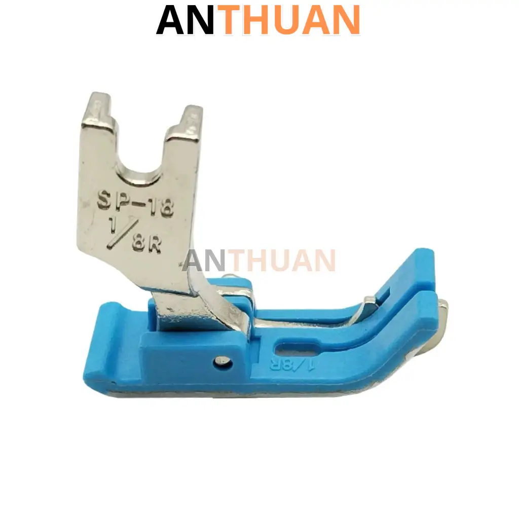 Chân vịt diễu mí nhựa SP-18 màu Xanh da trời máy may 1 kim công nghiệp