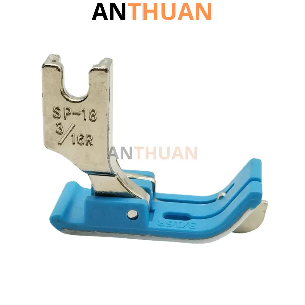 Chân vịt diễu mí nhựa SP-18 màu Xanh da trời máy may 1 kim công nghiệp