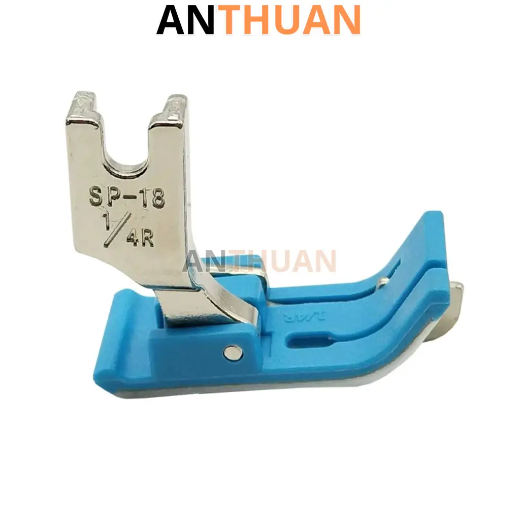 Chân vịt diễu mí nhựa SP-18 màu Xanh da trời máy may 1 kim công nghiệp