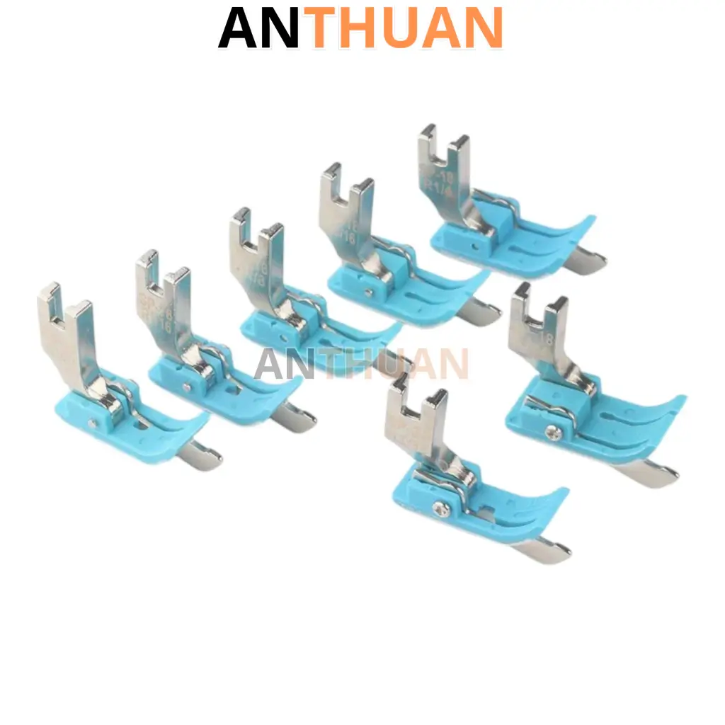 Chân vịt diễu mí nhựa SP-18 màu Xanh da trời máy may 1 kim công nghiệp
