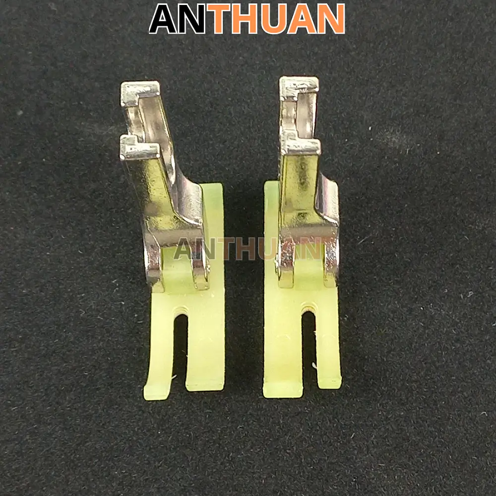 Chân vịt mẹ bồng con nhựa T360 T361 may dây kéo, may chi tiết máy may 1 kim công nghiệp