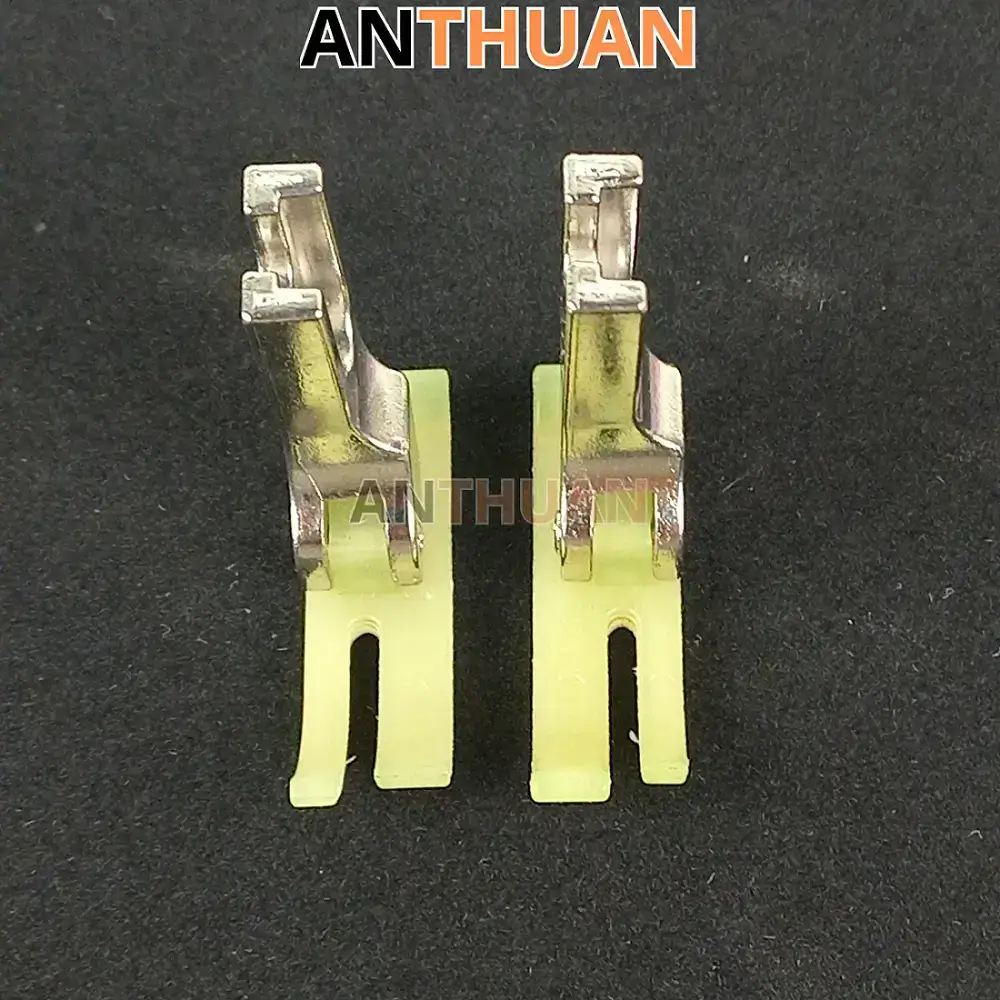 Chân vịt mẹ bồng con nhựa T360 T361 may dây kéo, may chi tiết máy may 1 kim công nghiệp