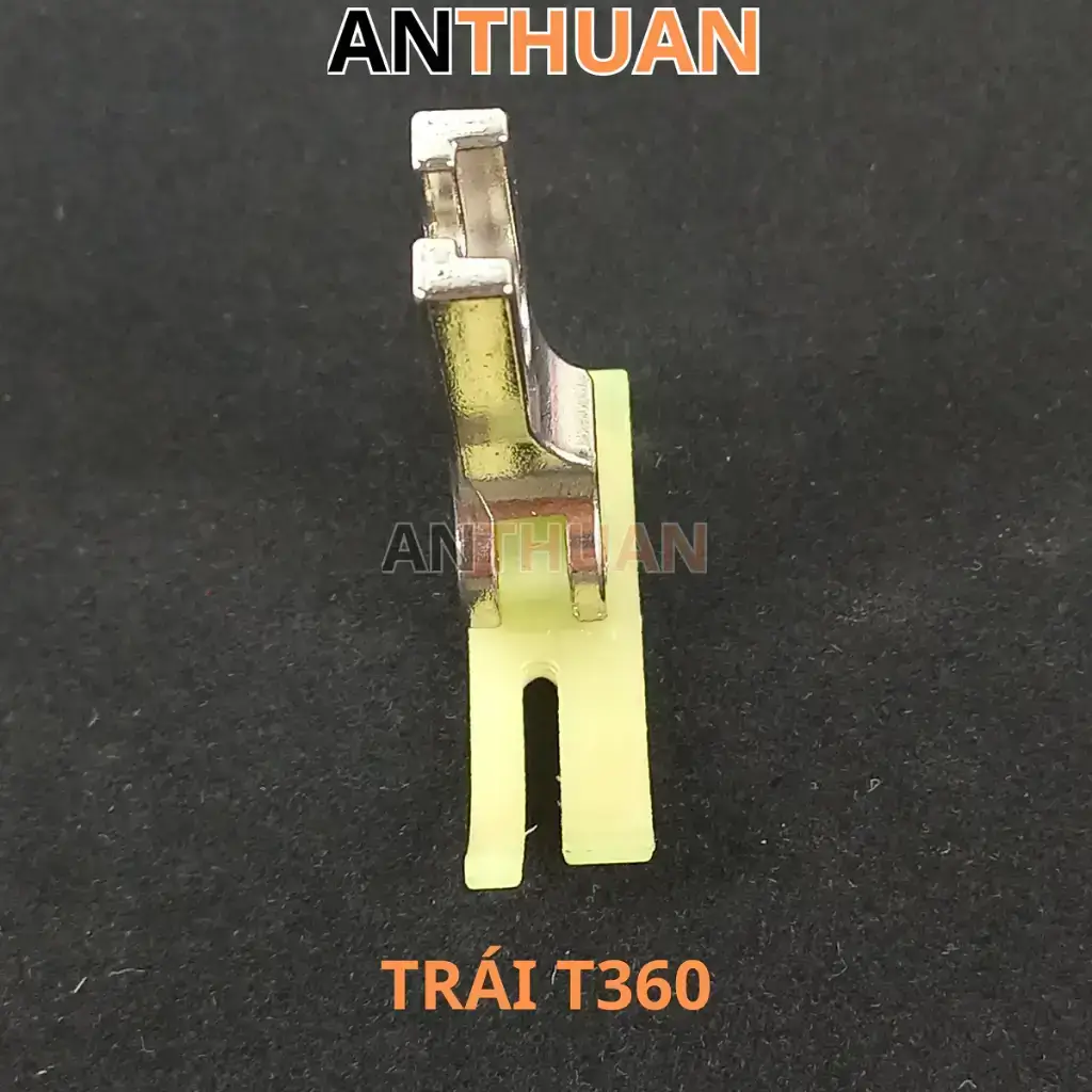 Chân vịt mẹ bồng con nhựa T360 T361 may dây kéo, may chi tiết máy may 1 kim công nghiệp