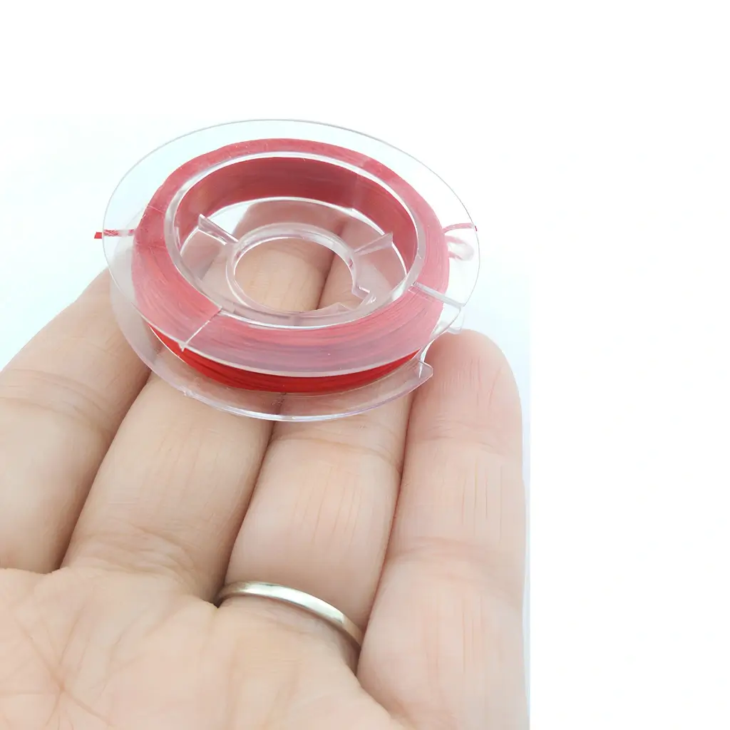 Cuộn Dây Cước Thun Lụa Co Giãn 0.6mm (10m) – Dây Xâu Hạt Nhiều Màu