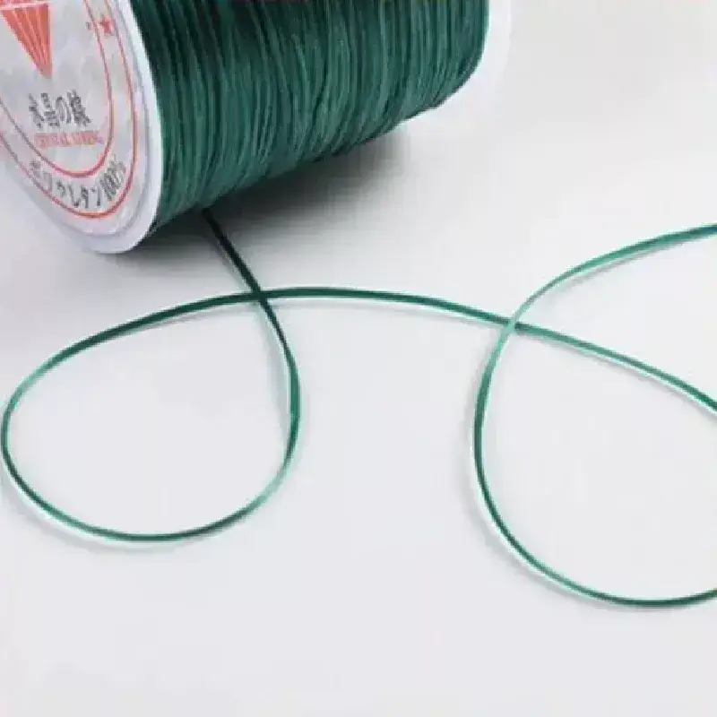 Cuộn Dây Cước Thun Lụa Co Giãn Nhiều Màu Xỏ Chuỗi Hạt 0.6MM*60M