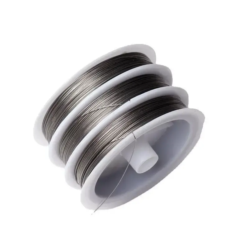 Cuộn dây thép không gỉ xỏ hạt cườm làm đồ trang sức thủ công 0.3mm*35m