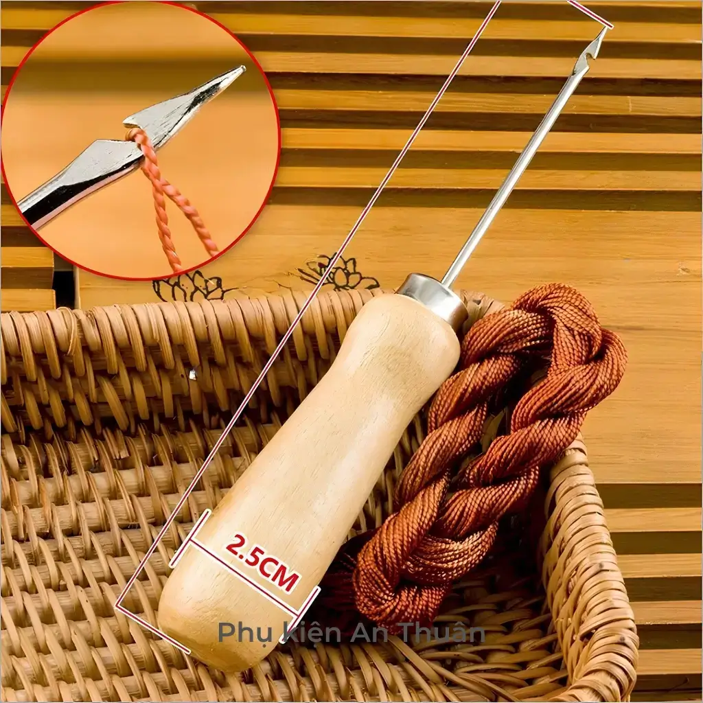 Kim khâu may giày dép, túi xách đồ da thủ công - Dùi móc may