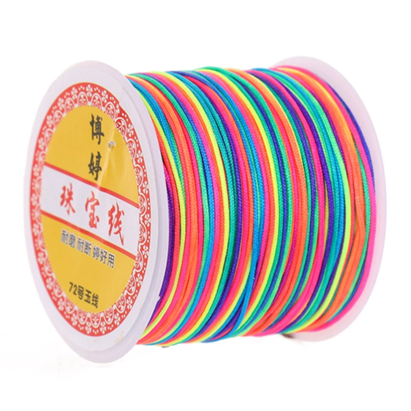 Dây Dù Đan Vòng Tay 0.8mm Dây Ngọc 72 Cuộn 50m