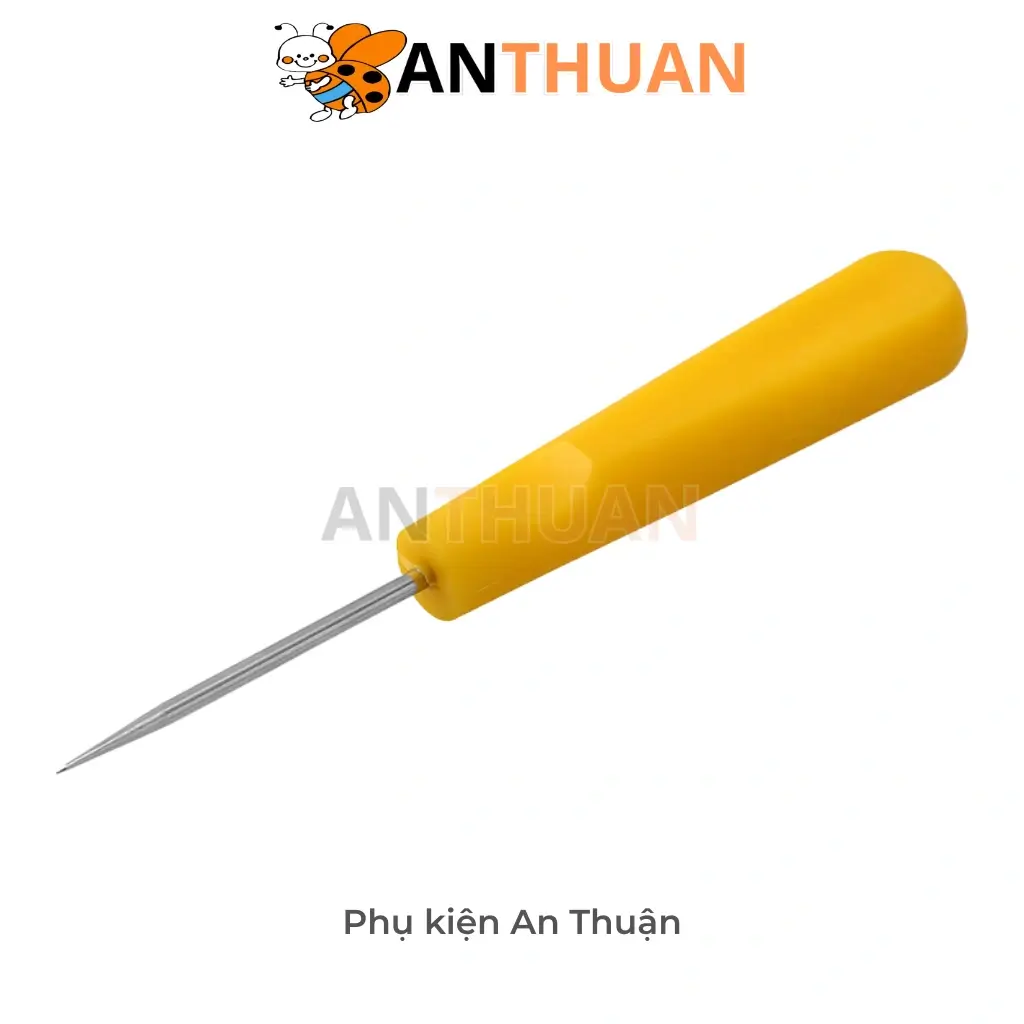 Dùi Cán Nhựa Vàng 14.5cm – Dụng Cụ May Vá & Thủ Công