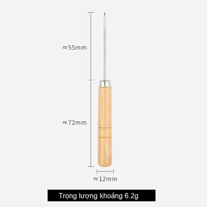 Dùi Tay Cầm Bằng Gỗ Dài Khoảng 12.5cm