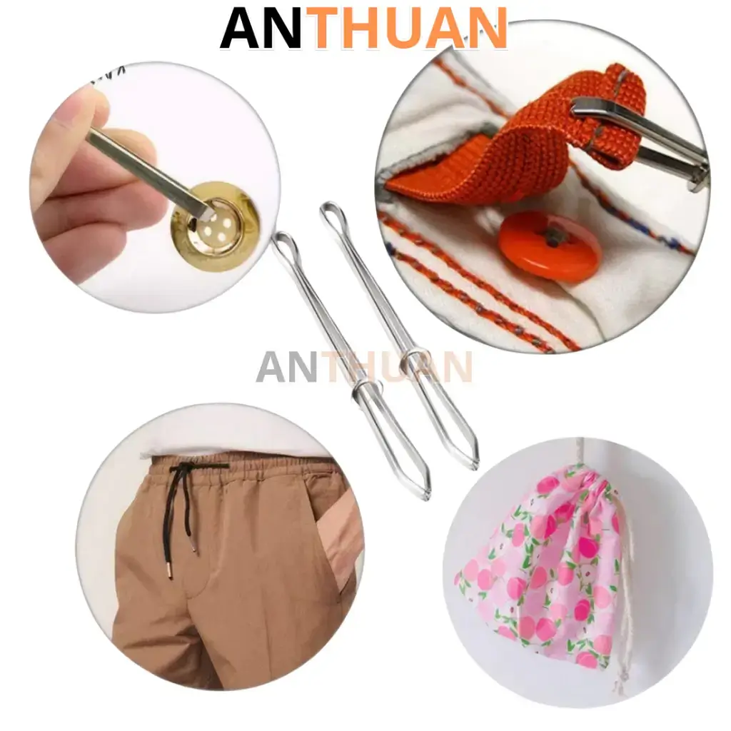 Dụng cụ luồn thun (chun), luồn dây quần bằng thép