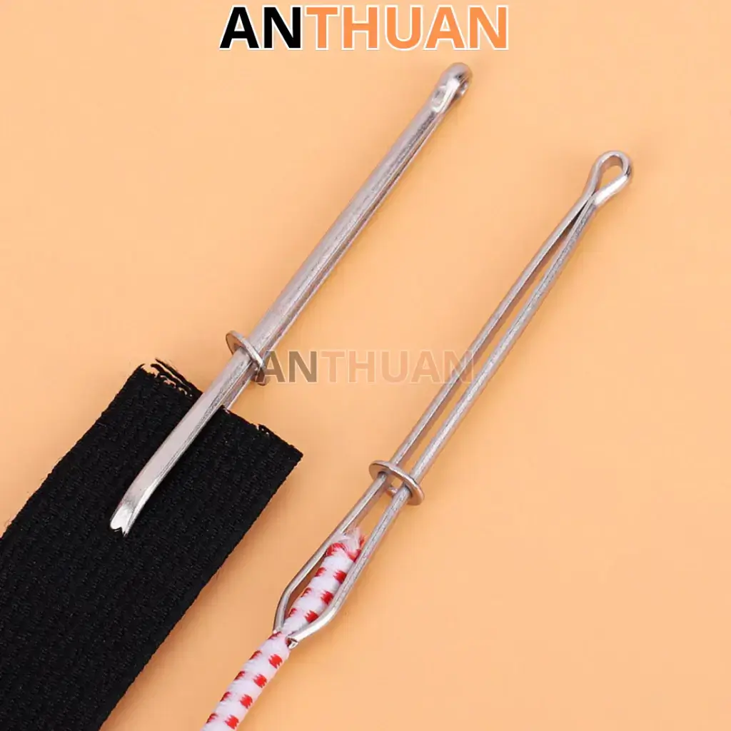 Dụng cụ luồn thun (chun), luồn dây quần bằng thép