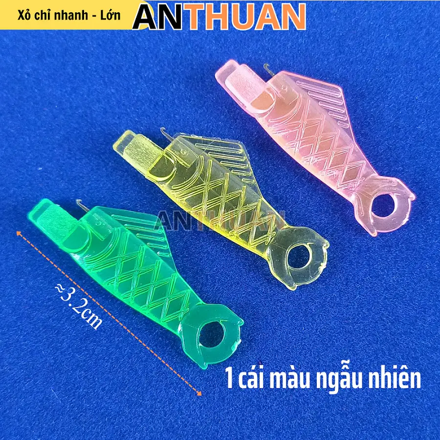 Dụng cụ xỏ chỉ nhanh hình con cá - phụ kiện máy may, phụ kiện may mặc