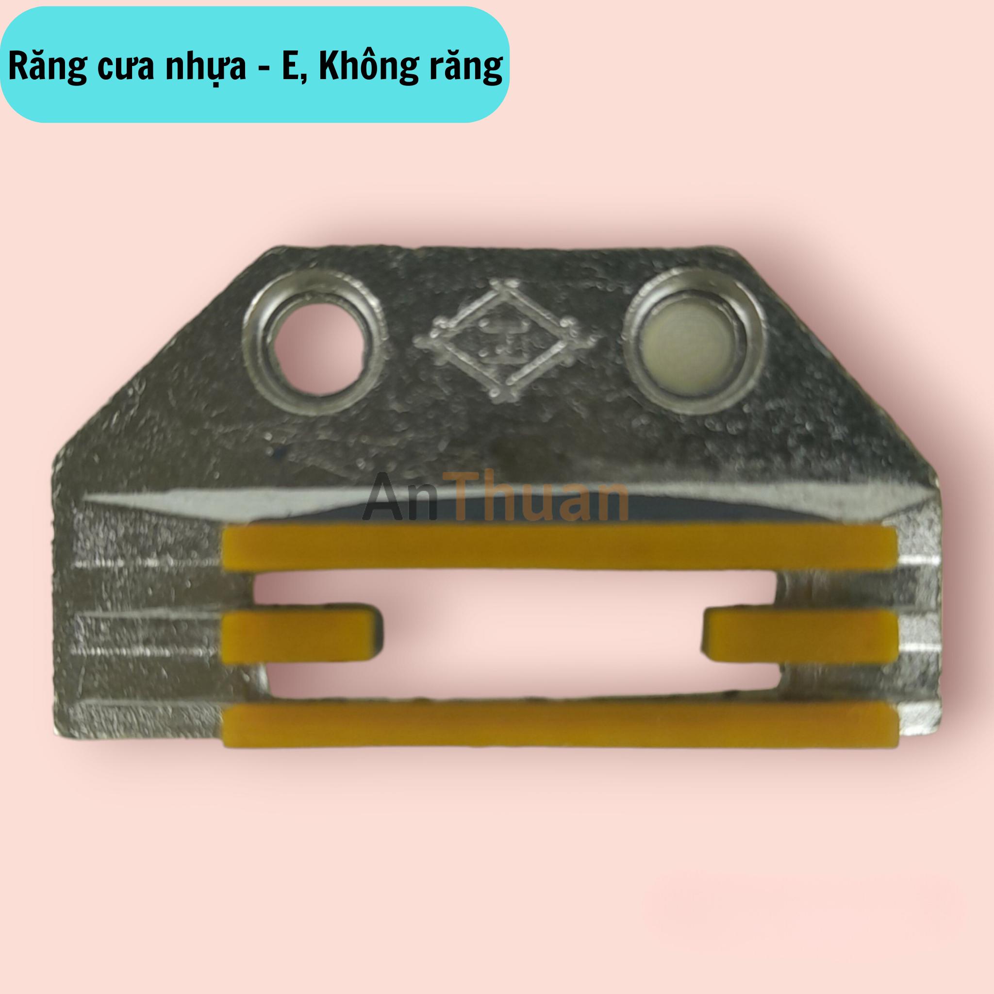 Răng cưa nhựa 4 cầu trơn (không răng) máy may 1 kim CƠ, ĐIỆN TỬ