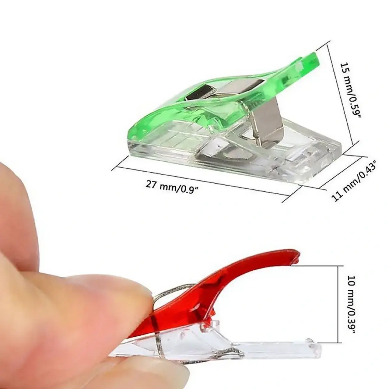 Kẹp nhựa cố định vải nhiều màu sắc tiện dụng