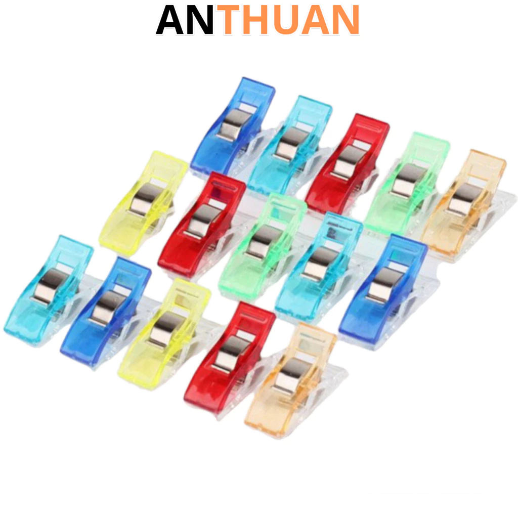 Kẹp nhựa cố định vải nhiều màu sắc tiện dụng