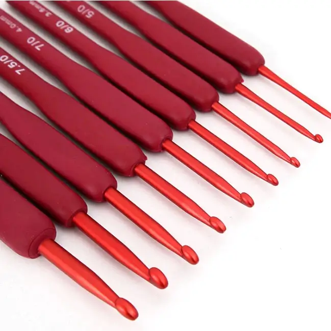 Kim Móc Len Cán Dẻo Màu Đỏ 2.0mm-6.0mm