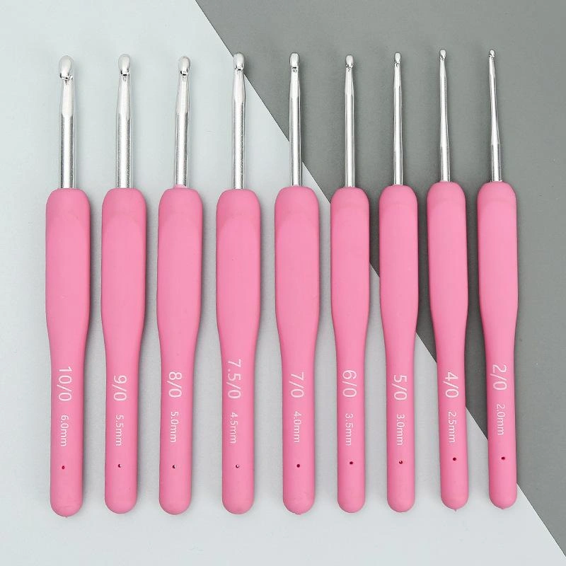 Kim Móc Len Cán Dẻo Màu Hồng 2.0mm-6.0mm