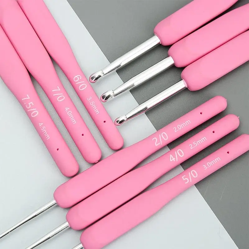 Kim Móc Len Cán Dẻo Màu Hồng 2.0mm-6.0mm