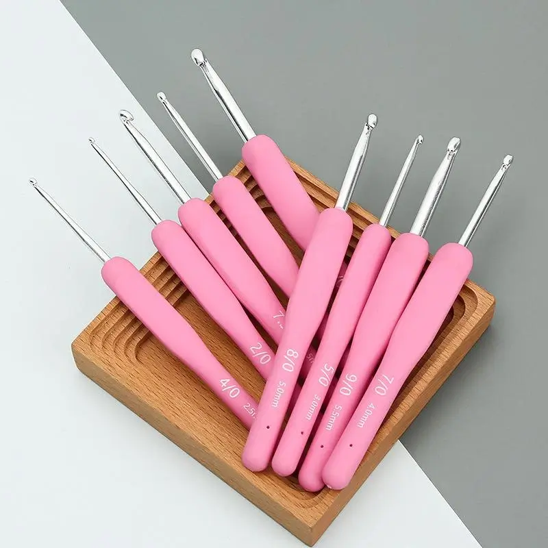 Kim Móc Len Cán Dẻo Màu Hồng 2.0mm-6.0mm