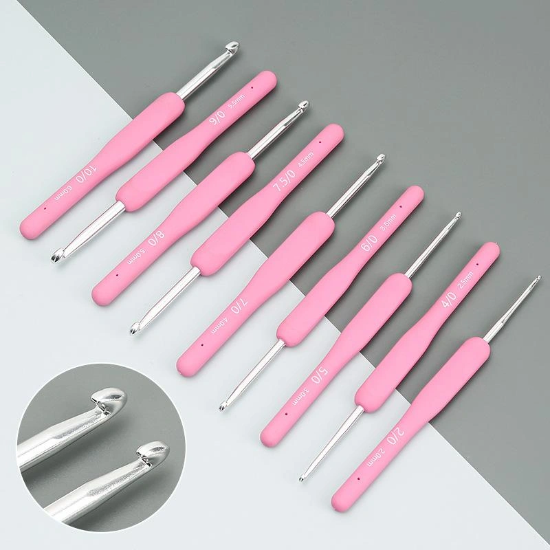 Kim Móc Len Cán Dẻo Màu Hồng 2.0mm-6.0mm