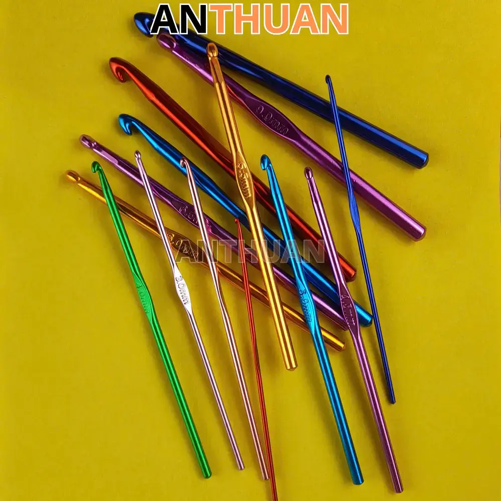 Kim móc len nhôm nhiều màu size 2mm-10mm