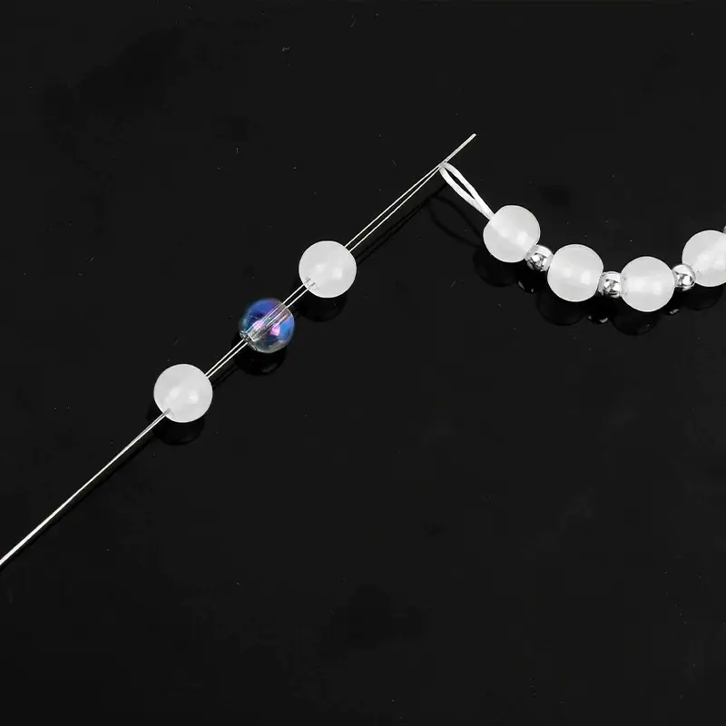 Kim Xỏ Chuỗi Hạt Kín 2 Đầu Hở Chính Giữa