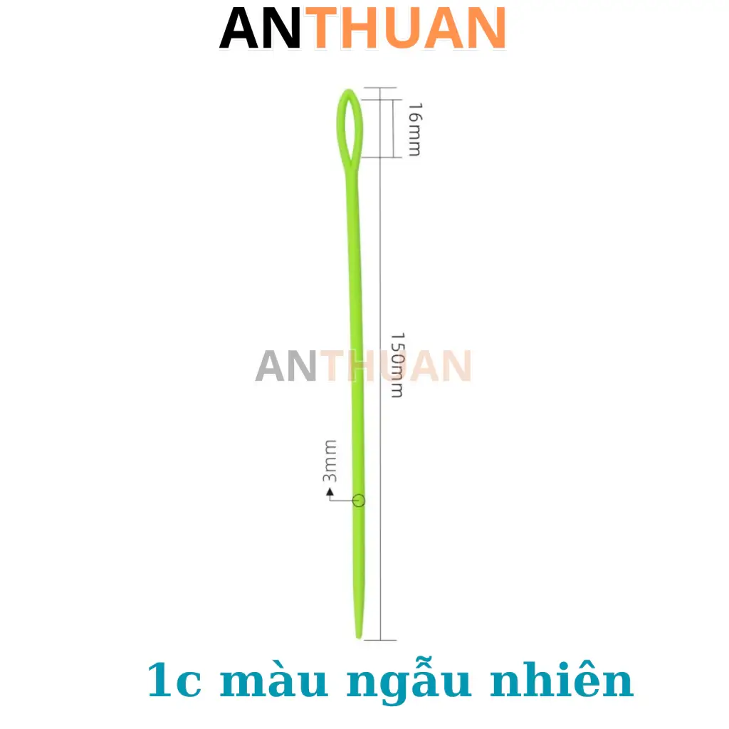 Kim khâu len nhựa lỗ to dài 5cm-15cm nhiều màu sắc DIY- phụ kiện handmade