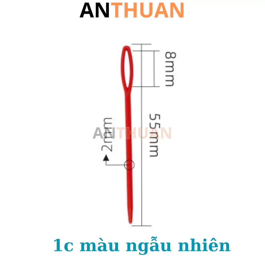 Kim khâu len nhựa lỗ to dài 5cm-15cm nhiều màu sắc DIY- phụ kiện handmade