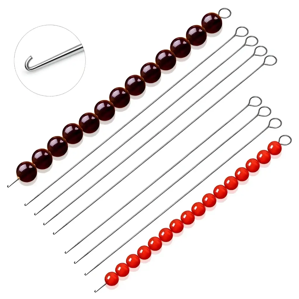 Kim Xâu Hạt 1 Đầu Có Móc – Dụng Cụ Xâu Vòng Handmade