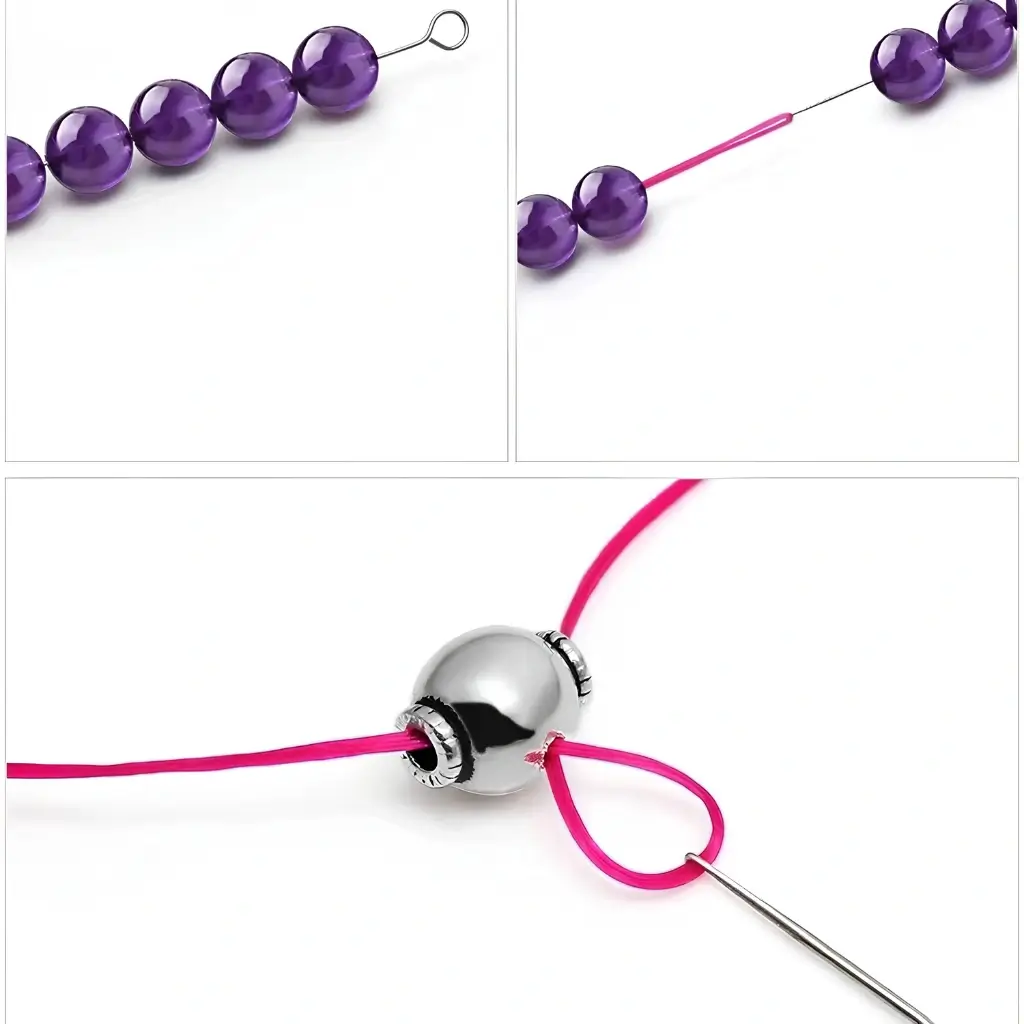 Kim Xâu Hạt 1 Đầu Có Móc – Dụng Cụ Xâu Vòng Handmade