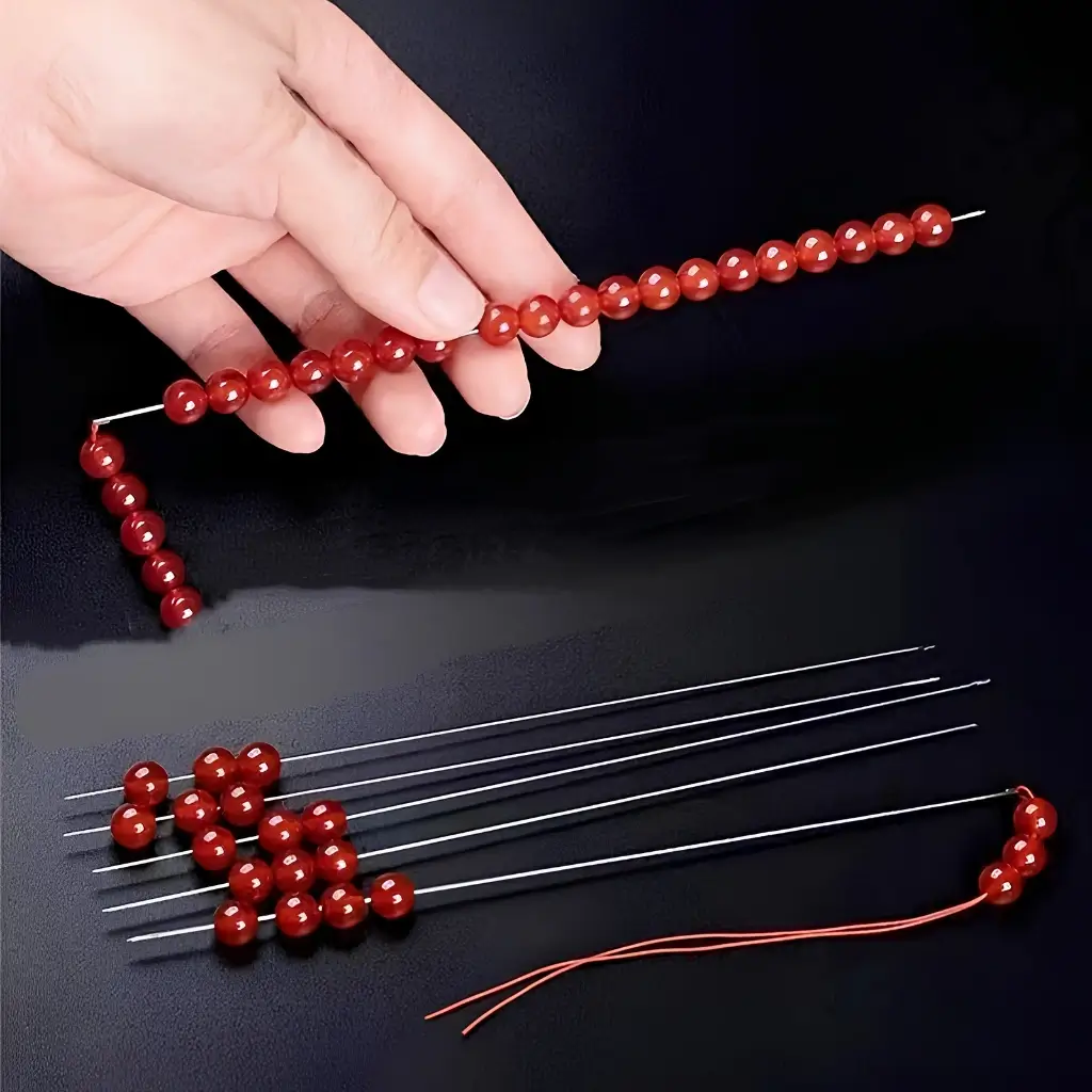 Kim Xâu Hạt 1 Đầu Có Rãnh Luồn Dây – Dụng Cụ Làm Trang Sức